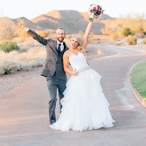 David’s Bridal Custom Wedding Dress - Picture 1 of 7